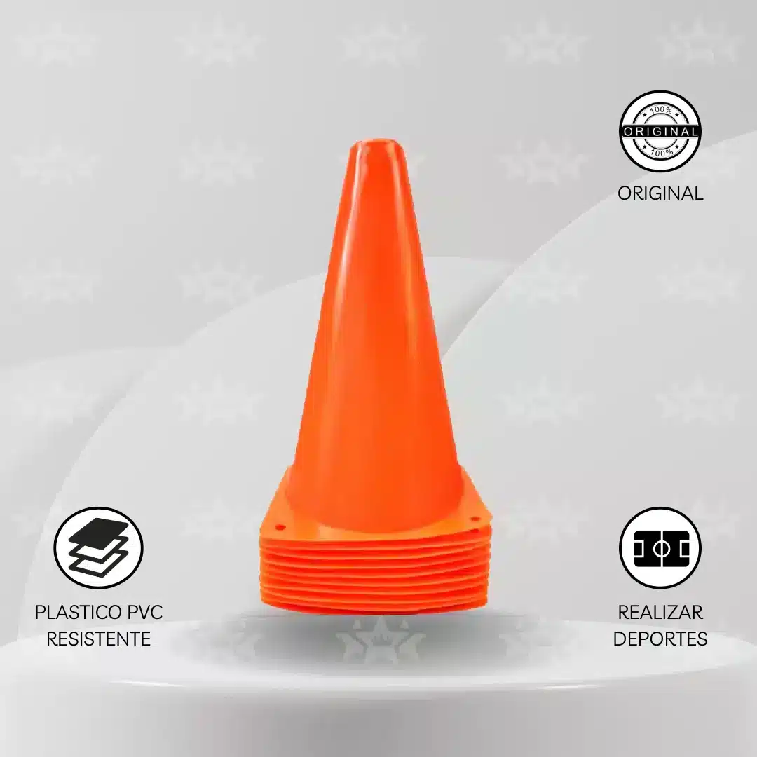 Conos De Entrenamiento - Pvc Resistente - Imagen 3