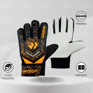 Guantes De Arquero Walon - Diseño Luka Kids Negro
