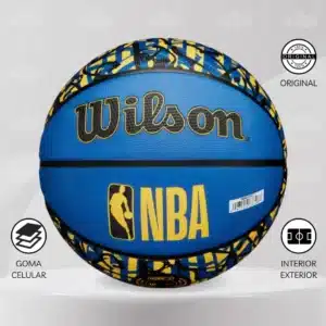 Pelota De Básquet Wilson Nba Gs Warriors - Team Graffiti #7