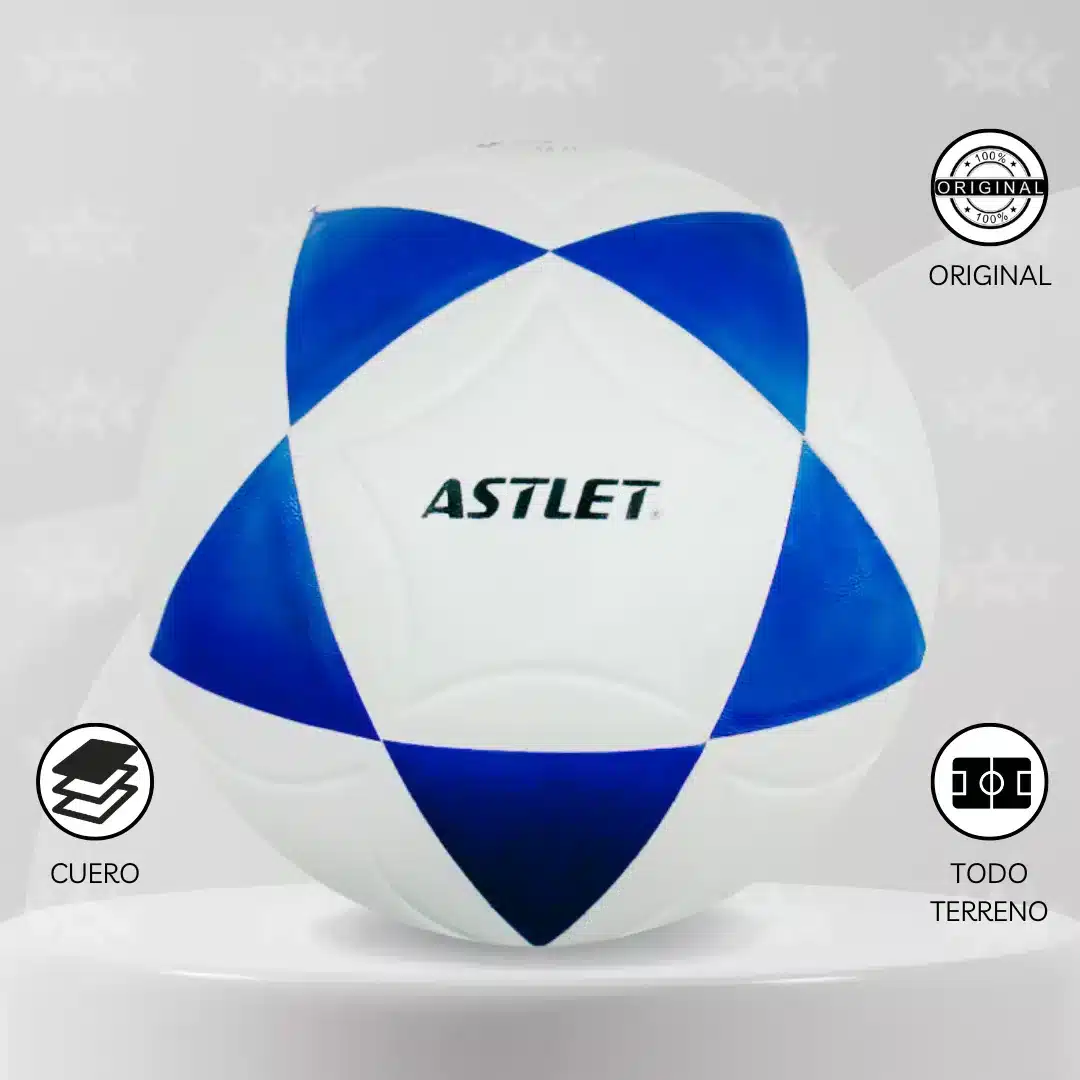 Pelota De Fútbol Astlet Cuero Pu Vulcanizado #4 - Imagen 2