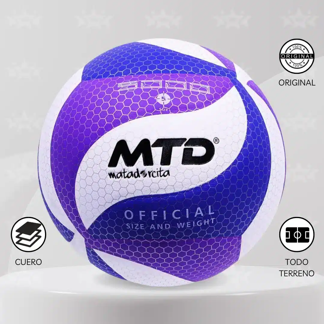 Pelota De Vóley Mtd 5000 Cuero Pu - Imagen 2