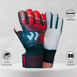 Guantes De Arquero Walon – Diseño Predator Rojo Adulto