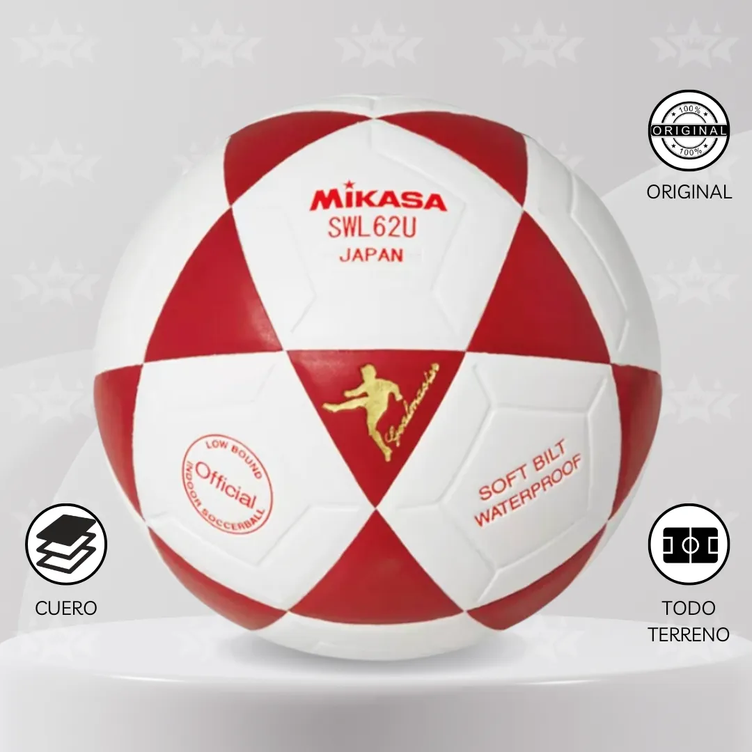Pelota Futsal Mikasa Swl 62 - Talla # 3.5 Cuero Pu - Imagen 4