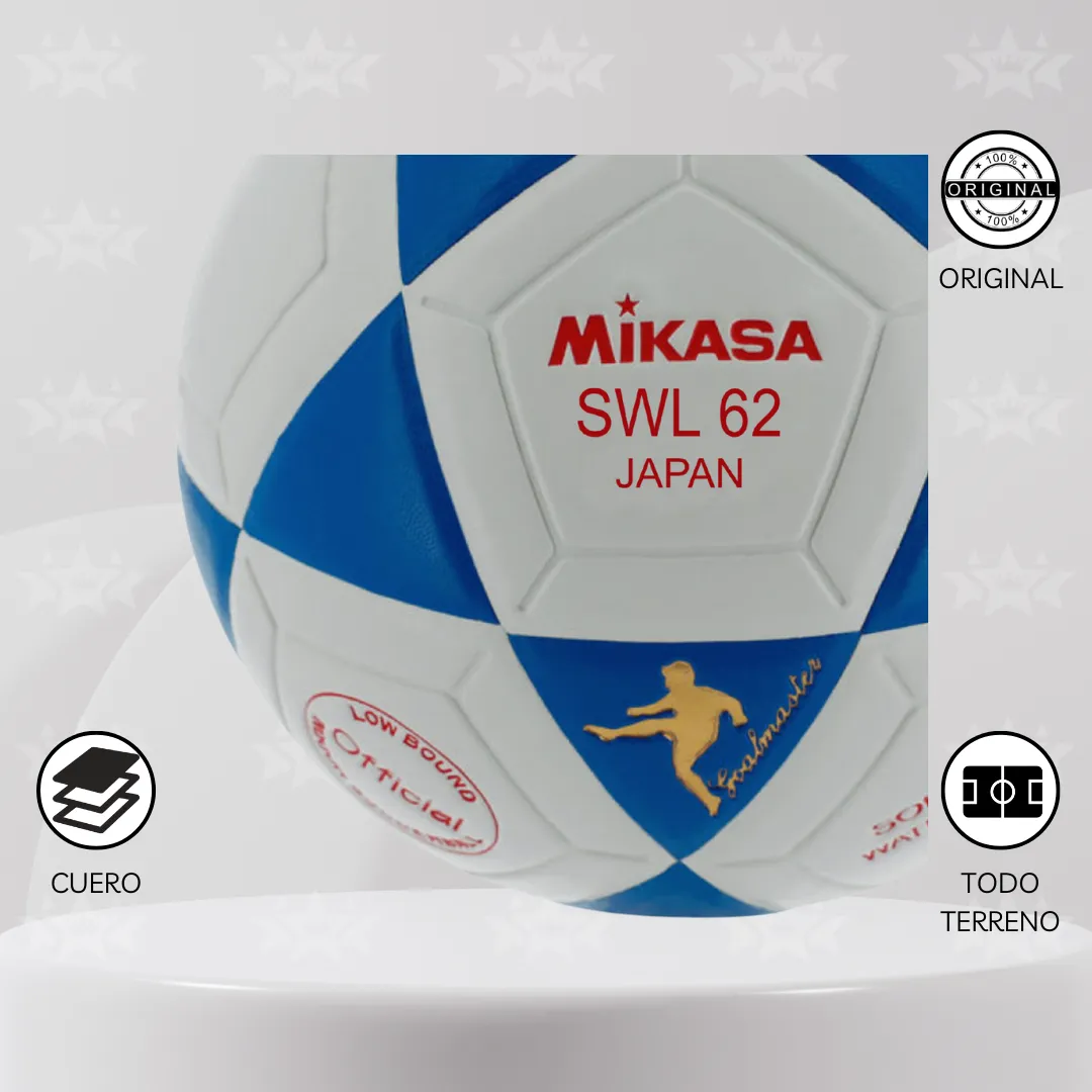 Pelota Futsal Mikasa Swl 62 - Talla # 3.5 Cuero Pu - Imagen 2
