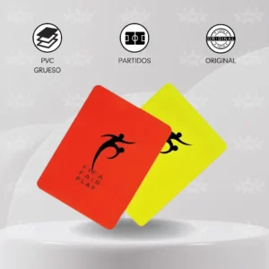 Tarjetas De Árbitro Roja Y Amarilla – Pvc Grueso