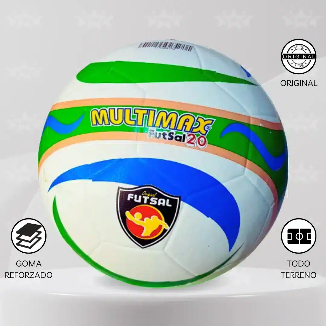 Pelota De Futsal Multimax #3.5 Goma Reforzada