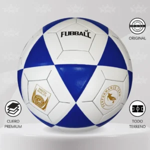 PELOTA DE FÚTBOL FUBBALL TALLA #5 DISEÑO BF - CUERO PREMIUM PU