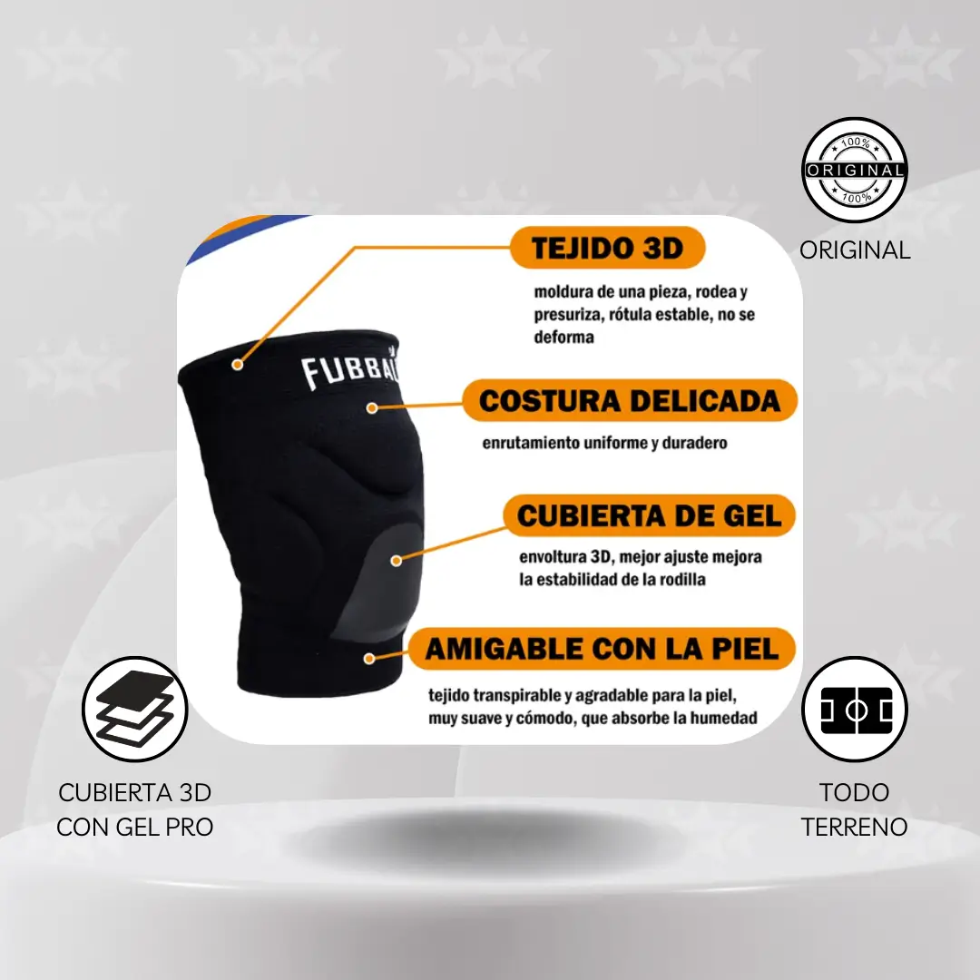 RODILLERA DE VOLEY SEMIPRO FUBBALL - SENIOR (ADULTO) - Imagen 4